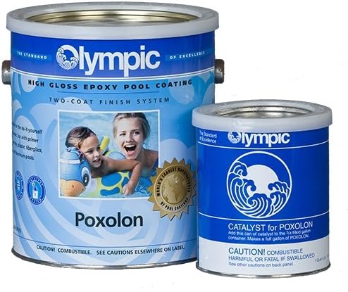 Kelley Technical 2225GL Olympic Poxolon 2 Epoxy Pool Coating - Blue Ice