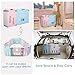 POTBY Foldable Baby Playpen 16 Panel Activity Center Safety Playard with Lock Door,Kid's Fence Indoor Outdoor,Free Installation,Double Layer Clasp and Anti-Slip Base for Children 10 months~6 Years Old
