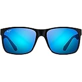 Maui Jim Polarized Men's and Women's Red Sands Rectangular Sunglasses