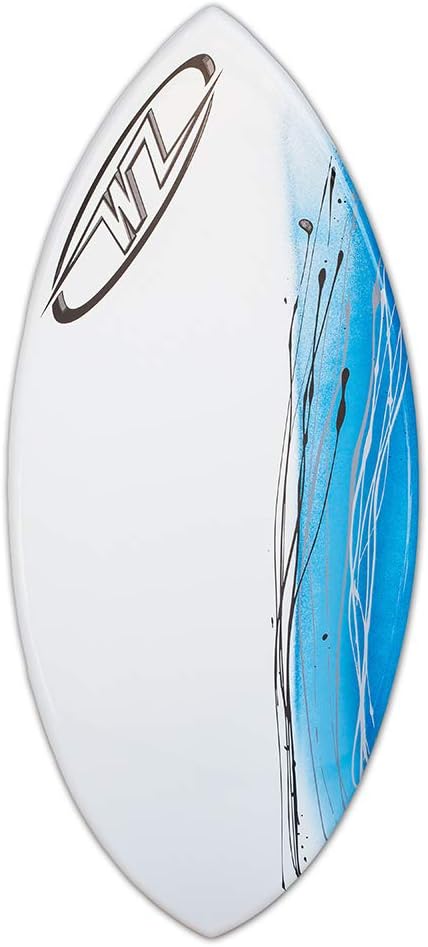 Skimboard Package - Blue - 45" Fiberglass Wave Zone Surge Plus Board Bag and/or Traction Pad - for Riders up to 160 lbs