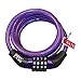 MEETLOCKS Combination Cable Lock For Bikes,Mini Strong Lock for Children Bike or Luggage Sets，Cable Size 8mmx1200mm(L)(1/3 Inch x 4 Feet)