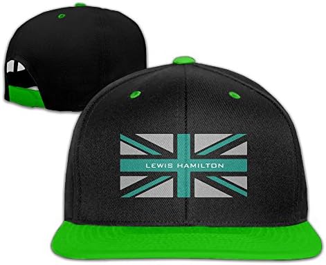 Hip Hop Lewis Hamilton F1 Racing Adjustable Snapback Hat Baseball Cap KellyGreen