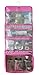 Hanging Toiletry Bag & Cosmetic Organizer - Large Size, Pink