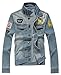 AvaCostume Men's Classic Lightweigth Jean Jacket Coat, L,Large