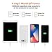 LQQBSTORAGE Portable charger 12000mAh Power Bank External Battery Packs(Input 5V/2A 3-Outputs 5.5A) for iPhone& iPad& Samsung Galaxy& More(White)