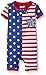 The Children's Place Baby Girls' Short Sleeve One-Piece Pajamas, Galaxy Navy 61928, 6-9 Months