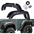 CROSSDESIGN Fender Flares Compatible With 1984-2001 Jeep Cherokee XJ 4 Door Sport Utility(Not fit with Side Skirts(Ground Kits)and Body Modifications Models)Textured Wide Guards Pocket Riveted Style