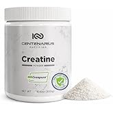 Centenarius Nutrition Creapure® Creatine Monohydrate Powder Supplement - Creatine for Women and Men - Unflavored Micronized Creatine Powder for Strength & Endurance