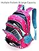 BLUEFAIRY Back to School Backpacks for Girls Kids Bagpack Elementary Teen Girls School bag Sturdy Mochilas Escolares Para Niñas 5-8 Years 17 Inch（Rose
