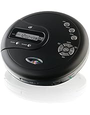 GPX PC332B Portable CD Player with Anti-Skip Protection, FM Radio and Stereo Earbuds - Black