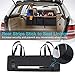 Siivton Backseat Trunk Organizer, Space Saving Car Trunk Organizer with Bottom Plate and Lid Trunk Storage for Kids, Travel, Heavy Duty 4 Pocket Auto Interior Cargo Accessories SUV & Car Organizer