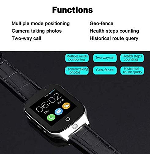 3G WiFi Phone Call GPS Smart Watch, Laxcido Real-time Tracking SOS GPS Tracker Watch, Geo-Fence Elderly GPS Watch Touch Screen Camera Step Counter Kids GPS Watch SOS Alarm Anti-Lost GPS Watch - Thumbnail 5