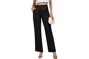 VILIGO Womens Straight Leg Dress Pants High Waisted Work Business Casual Trousers with Pockets