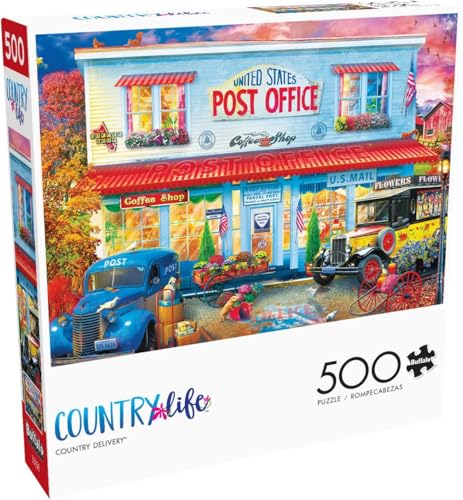 Buffalo Games Country Life - Country Delivery - 500 Piece Jigsaw Puzzle, Multi