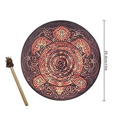 Firlar Turtle Shaman Drum,10 Inch Turtle Pattern