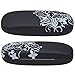 Glasses Case Hard Shell + Microfiber Cloth | Medium Size | Protective Eyeglasses, Sunglasses, Computer Glasses And Reading Glasses Case For Men, Women, Kids | Black Paisley