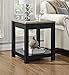 Ameriwood Home Carver End Table, Black