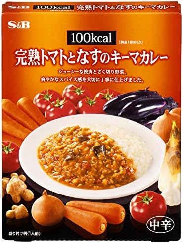 S &amp; amp; B 100Kcal in Qeema of ripe tomatoes and eggplant spicy 165g ~ 5 pieces