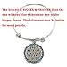 MIKINI Set of 3 Womens Silver Plated Stainless Steel Metal Bracelets Engraved Message Motivational Inspirational Words Round Charm Pendant Adjustable Bracelets