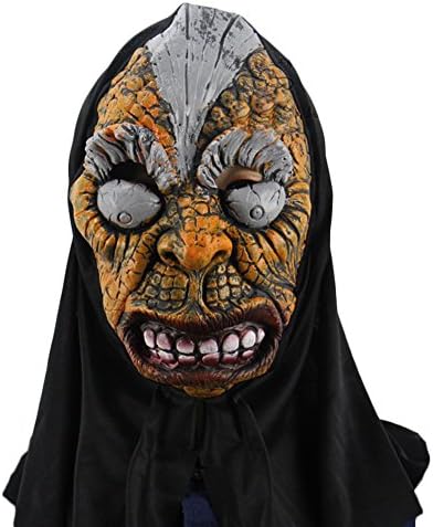 Sunko Latex Head Mask Scary Carp Fish Monster Creepy Halloween Costume