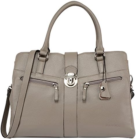 Banuce Real Leather Handbags for Women Business Tote Briefcase Satchel Purse Shoulder Messenger Bag