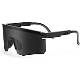 QUSBOI Two Sizes Cycling Polarized Baseball Sunglasses For Adults and Youth Boys Girls Kids UV400 Men Women Sports Glasses