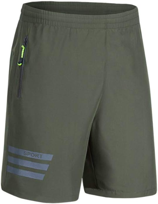 Mesitelin Men Outdoor Sports Shorts with Zipper Pockets Quick Dry Hiking Shorts