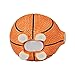 Enesco Basketball Piggy Bank, Ceramic, 4.25 inches, Orange