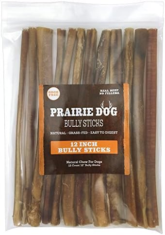 PRAIRIE DOG PET PRODUCTS Odor Free Bully Sticks