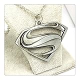 Super Necklace, Super Symbol, Super Logo Silver Super Necklace, Super Chain, Character Necklace (3)