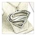 Super Necklace, Super Symbol, Super Logo Silver Super Necklace, Super Chain, Character Necklace (3)
