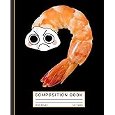 Funny Shrimp Notebook: Dandy Shrimpo Angry Shrimp Journal