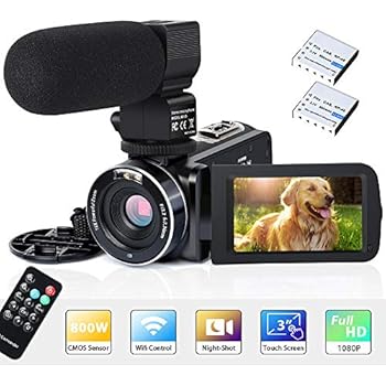 Video Camera Camcorder WiFi IR Night Vision FHD 1080P 30FPS 26MP YouTube Vlogging Camera Recorder 3