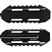 Front Foot Pegs Compatible for 1997-2006 Jeep Wrangler TJ 2door Exterior Door Hinge Foot Peg Rest Pedal Pair