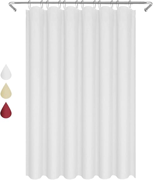 Amazon Com Eforgift Shower Stall Curtain Liner Polyester Fabric