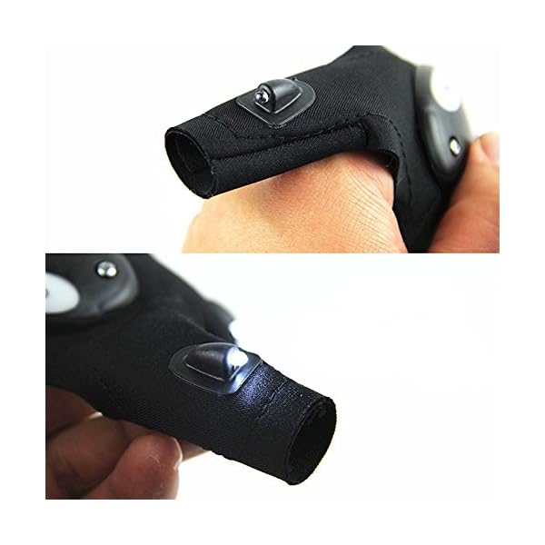Blu7ive-Unisex-Men-Women-Anti-Slip-Half-Finger-Fingerless-Gloves-Rescue-Gloves-Cycling-Gloves-for-Light-Repairing-Outdoor-Fishing-Biking-Hiking-Climbing-Running