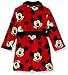 Disney Boys' Toddler Robe, Mickey Mouse-Red 1, 3T
