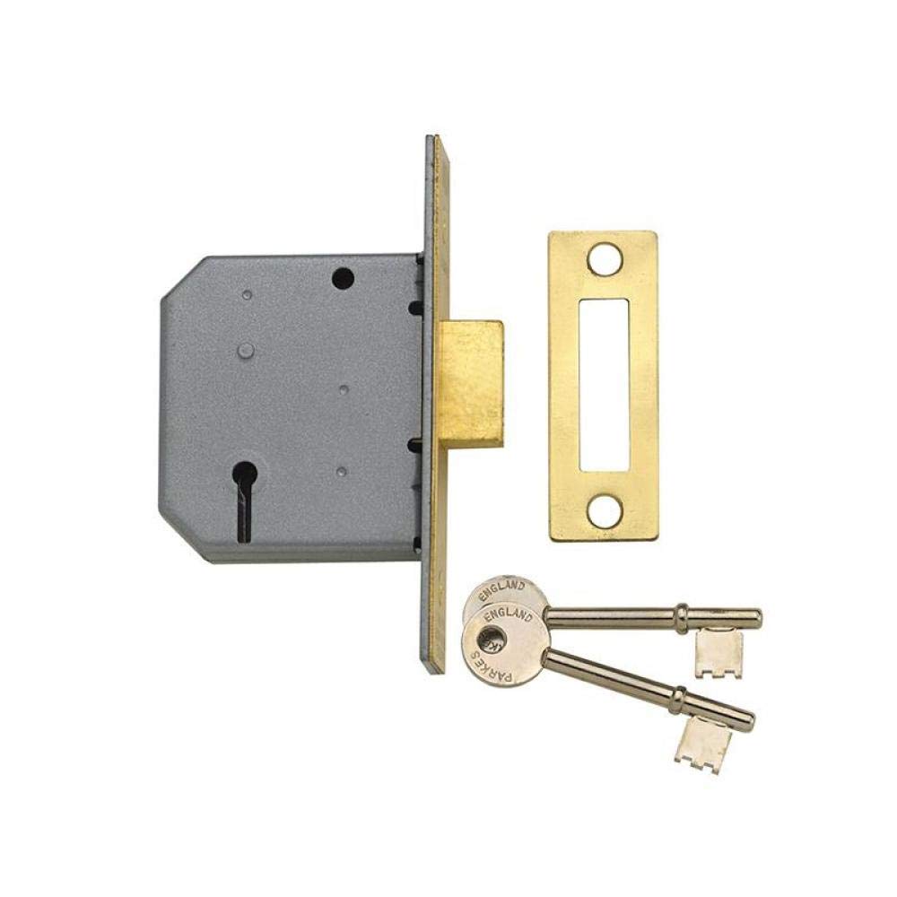Yale Locks PM322CH25 3 Lever Mortice Dead Lock 64mm - Polished Chrome Finish