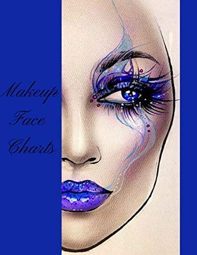 Makeup Face Charts: The Professional Practice Paper For Makeup Face Charts