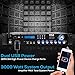 Bluetooth Home Audio Power Amplifier -4 Ch. 3000W, Stereo Receiver w/ Speaker Selector, FM Radio, USB, Headphone, 2 Wireless Mics for Karaoke, Great for Home Entertainment System – Pyle PWMA4001BTthumb 2