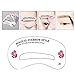 Brillife 24Pcs Styles Eyebrow Grooming Stencil Card Kit, Drawing Eyebrow Thrush Template Shaping Shaper DIY Makeup Beauty Tools