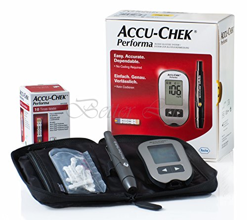 Accu Chek Performa Blood Glucose Meter and Lancing Device Fast 5 Second Test