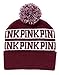 Victoria's Secret Pink Knit Beanie Maroon