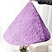 LOCHAS Luxury Round Fluffy Area Rugs for Bedroom Kids Girls Room Nursery, Super Soft Circle Rug, Cute Shaggy Carpet for Children Living Room, 4x4 Feet Purple