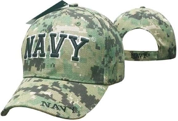 Authentic US Navy Issue Embellished Digital Camo Military Style Cap U.S. NAVY Hat Military NAVY Official Licensed Baseball Cap  main image 3