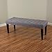 Monsoon Pacific Sopri Upholstered Bench, Grey