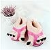 Eforstore Funny Winter Toe Big Feet Warm Soft Plush Slippers Novelty Gift Adult Shoes (Hot Pink)