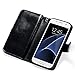 S7 Case, Galaxy S7 Case, Joopapa Galaxy S7 Wallet Case,Pu Leather Case Magnet Wallet Credit Card Holder Flip Cover Case Built-in 9 Card Slots & Stand Case for Samsung Galaxy S7 (Black)