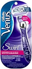 Swirl Women's Razor Handle with 2 Razor Blade Refills, 1 count