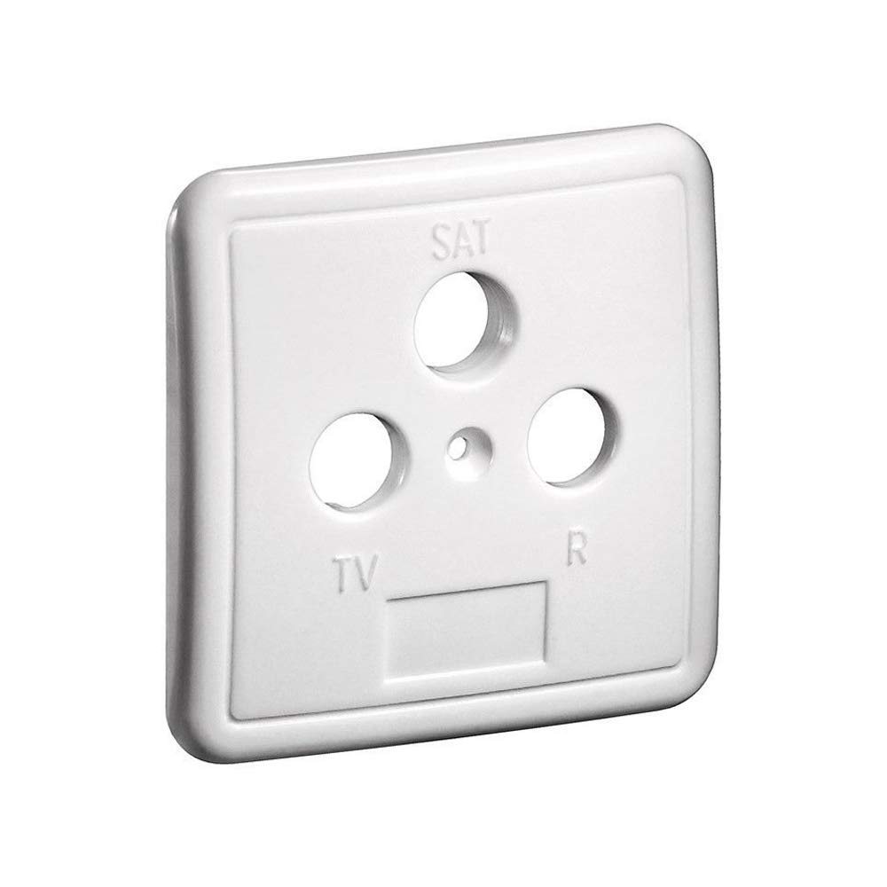 Goobay 67051 3 Holes Cover Plate for Antenna Wall Socket